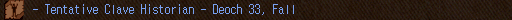 - Tentative Clave Historian