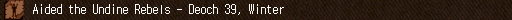 Aided the Undine Rebels