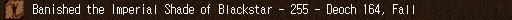 Banished the Imperial Shade of Blackstar