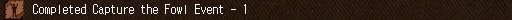 Completed Capture the Fowl Event
