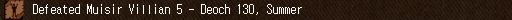 Defeated Muisir Villian