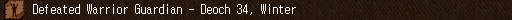 Defeated Warrior Guardian