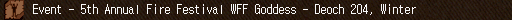 Event - 5th Annual Fire Festival WFF Goddess
