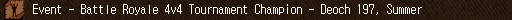 Event - Battle Royale 4v4 Tournament Champion
