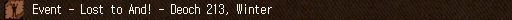 Event - Lost to And!