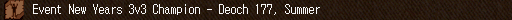 Event New Years 3v3 Champion