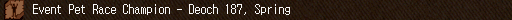 Event Pet Race Champion