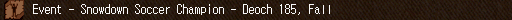 Event - Snowdown Soccer Champion