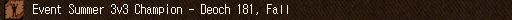 Event Summer 3v3 Champion