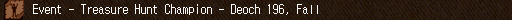 Event - Treasure Hunt Champion