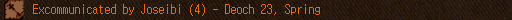 Excommunicated by