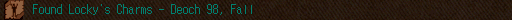 Found Locky's Charms