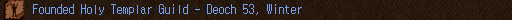 Founded Guild with name