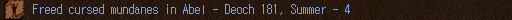 Freed cursed mundanes in Abel