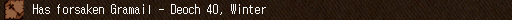 Has forsaken Gramail