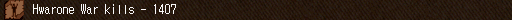 Hwarone War kills