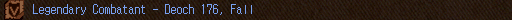 Legendary Combatant