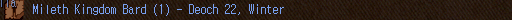 Mileth Kingdom Bard