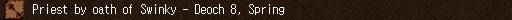 Priest by oath of