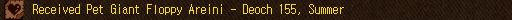 Received Pet Giant Floppy Areini