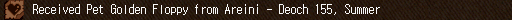 Received Pet Golden Floppy from Areini